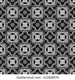 Engraving seamless pattern. The protective layer for banknotes, diplomas and certificates. Vector illustration