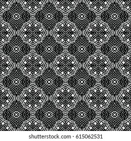 Engraving seamless pattern. The protective layer for banknotes, diplomas and certificates. Vector illustration