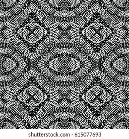 Engraving seamless pattern. The protective layer for banknotes, diplomas and certificates. Vector illustration