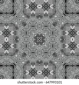 Engraving seamless pattern. The protective layer for banknotes, diplomas and certificates. Vector illustration