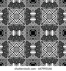 Engraving seamless pattern. The protective layer for banknotes, diplomas and certificates. Vector illustration