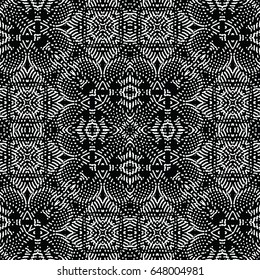 Engraving seamless pattern. The protective layer for banknotes, diplomas and certificates. Vector illustration