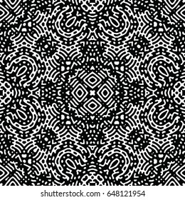 Engraving seamless pattern. The protective layer for banknotes, diplomas and certificates. Vector illustration