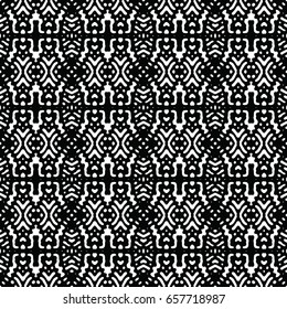 Engraving seamless pattern. The protective layer for banknotes, diplomas and certificates. Vector illustration