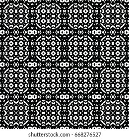 Engraving seamless pattern. The protective layer for banknotes, diplomas and certificates. Vector illustration