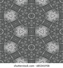 Engraving seamless pattern. The protective layer for banknotes, diplomas and certificates. Vector illustration
