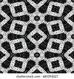 Engraving seamless pattern. The protective layer for banknotes, diplomas and certificates. Vector illustration