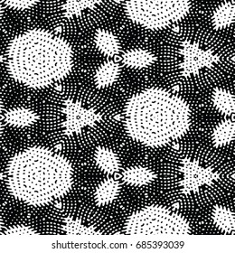 Engraving seamless pattern. The protective layer for banknotes, diplomas and certificates. Vector illustration