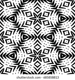 Engraving seamless pattern. The protective layer for banknotes, diplomas and certificates. Vector illustration