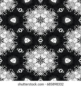 Engraving seamless pattern. The protective layer for banknotes, diplomas and certificates. Vector illustration