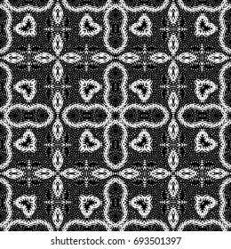 Engraving seamless pattern. The protective layer for banknotes, diplomas and certificates. Vector illustration