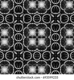 Engraving seamless pattern. The protective layer for banknotes, diplomas and certificates. Vector illustration