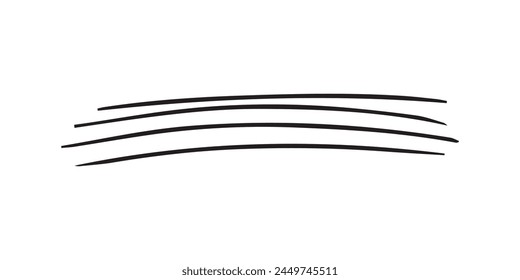 an engraving. streak. black lines. on a white background. brush. decorative brush. for the engraving. style. stripes.