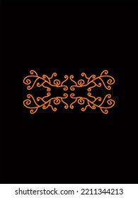 engraving style vintage invitation ornament design
