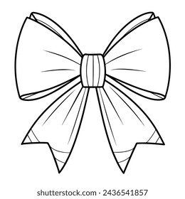 Enhance projects with a simple and versatile bow icon in vector format, suitable for various design needs.