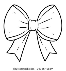Enhance projects with a simple and versatile bow icon in vector format, suitable for various design needs.