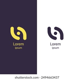 Enhance your brand with this sleek, modern abstract logo featuring a geometric design. Perfect for any business, this high-quality vector is fully customizable.