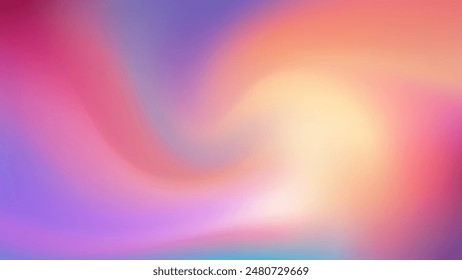 Enhance your content with this smooth purple, pink, and yellow mesh wave blur background, suitable for ads, websites, and social media posts