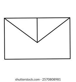 "Enhance your correspondence with our beautifully designed envelope vector."