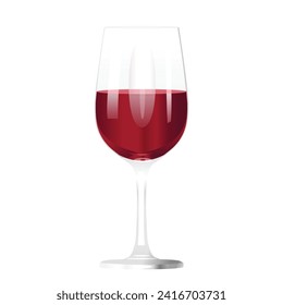 Enhance your design with this versatile vector wine glass! Crafted with precision, its transparent elegance on an isolated background offers seamless integration for your graphic design projects.