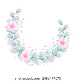 Enhance your floral projects with this hand-drawn, blooming flower illustration. Download for a touch of spring