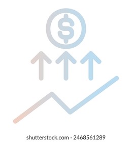 Enhance your project visuals with our Sales Outline Gradient Icon Set. This collection features clean outline icons with elegant color gradients, specifically designed for various sales-related design