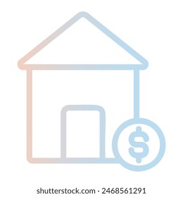 Enhance your project visuals with our Sales Outline Gradient Icon Set. This collection features clean outline icons with elegant color gradients, specifically designed for various sales-related design