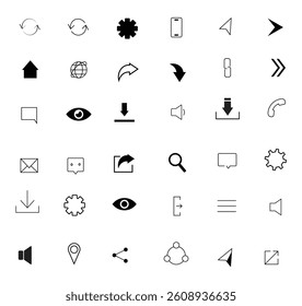 Enhance your projects with a collection of professionally designed vector icons, perfect for web design, mobile applications, social media, presentations and print materials.  Available in all formats