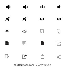 Enhance your projects with a collection of professionally designed vector icons, perfect for web design, mobile applications, social media, presentations and print materials.  Available in all formats