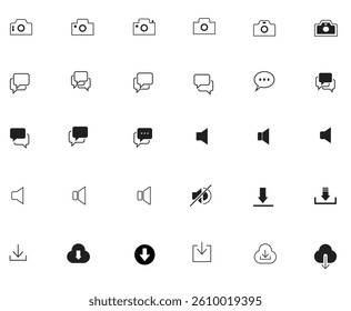 Enhance your projects with a collection of professionally designed vector icons, perfect for web design, mobile applications, social media, presentations and print materials.  Available in all formats