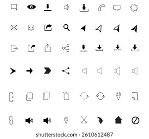 Enhance your projects with a collection of professionally designed vector icons, perfect for web design, mobile applications, social media, presentations and print materials.  Available in all formats