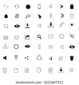 Enhance your projects with a collection of professionally designed vector icons, perfect for web design, mobile applications, social media, presentations and print materials.  Available in all formats