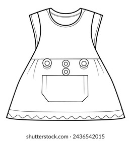 Erweitern Sie Ihre Projekte mit einem stilvollen Schürzensymbol im Vektorformat, das für verschiedene Anwendungen geeignet ist.