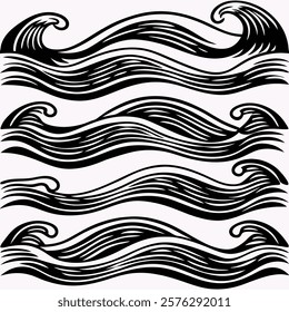 Enhance your projects with this abstract weave lines seamless pattern design. Perfect for backgrounds, wallpapers, textiles, and digital artworks, offering a stylish and modern aesthetic.