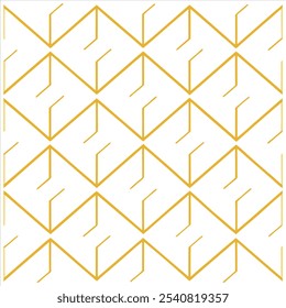 Enhance your projects with this geometric seamless pattern featuring gold lines. Perfect for luxurious backgrounds, decor, wallpapers, and digital designs with an elegant touch.