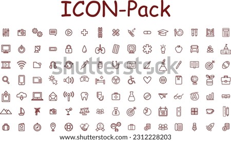 Enhance Your Projects with a Vast Icon Design Pack Collection  . A huge collection of icons for your any type of need . Icon pack collection