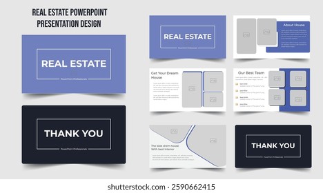 Enhance your real estate marketing with a professionally designed Real Estate PowerPoint Presentation. This high-quality template is perfect for property listings, investor pitch decks, sales present.