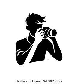 Enhance Your World Photography Day Content with Professional Photographer Silhouette Graphic