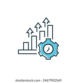 Enhanced Productivity Vector Icon Design