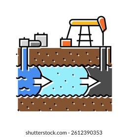 enhanced recovery eor color icon vector. enhanced recovery eor sign. isolated symbol illustration