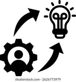 Enhancement Icon Mixed Vector Illustration