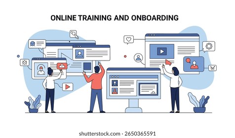 Enhancing employee development through comprehensive online learning and efficient workplace integration programs