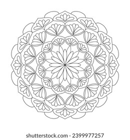 Enigmatic Euphoria Children mandala colouring book page for KDP book interior. Peaceful Petals, Ability to Relax, Brain Experiences, Harmonious Haven, Peaceful Portraits, Blossoming Beauty mandala