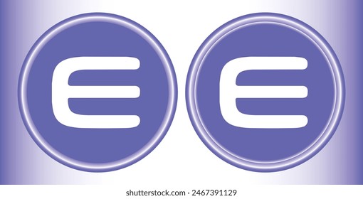 enjin-enj cryptocurrency logos on abstract background. 3d illustrations.