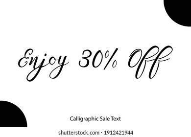 Enjoy 30% Off Typography Text For Sale Banners Flyers and Templates