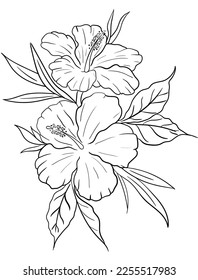 Enjoy the beauty of nature with Blossoming Beauty, a coloring page featuring a stunning outline illustration of a variety of flowers. Let your creativity bloom as you bring these delicate petals.