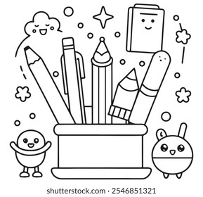 Enjoy a cozy collection of cute and bold coloring pages designed to relax and uplift! These pages feature heartwarming illustrations with easy-to-fill shapes, ideal for simple yet satisfying coloring.