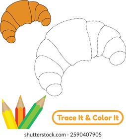 Enjoy croissant vector art with delicious detail. Perfect for bakery vector, food illustrations, and croissant design projects. Create vibrant digital pastry artwork with high-quality vector art.