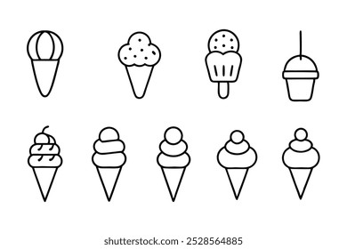  Enjoy a delightful collection of ice cream and gelato vector designs, perfect for menus, posters, and digital projects. These colorful treats will sweeten any design with flavor and fun.
