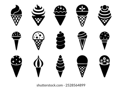  Enjoy a delightful collection of ice cream and gelato vector designs, perfect for menus, posters, and digital projects. These colorful treats will sweeten any design with flavor and fun.
